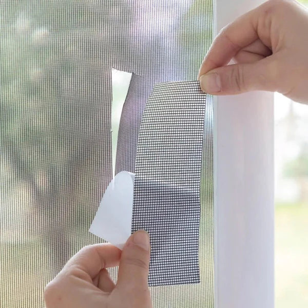 Window screen net repair tape